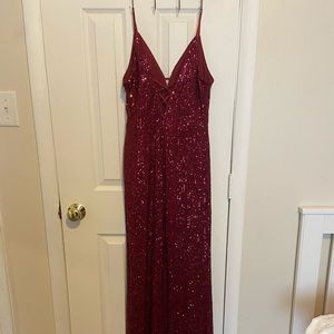 Red sparkly PROM DRESS